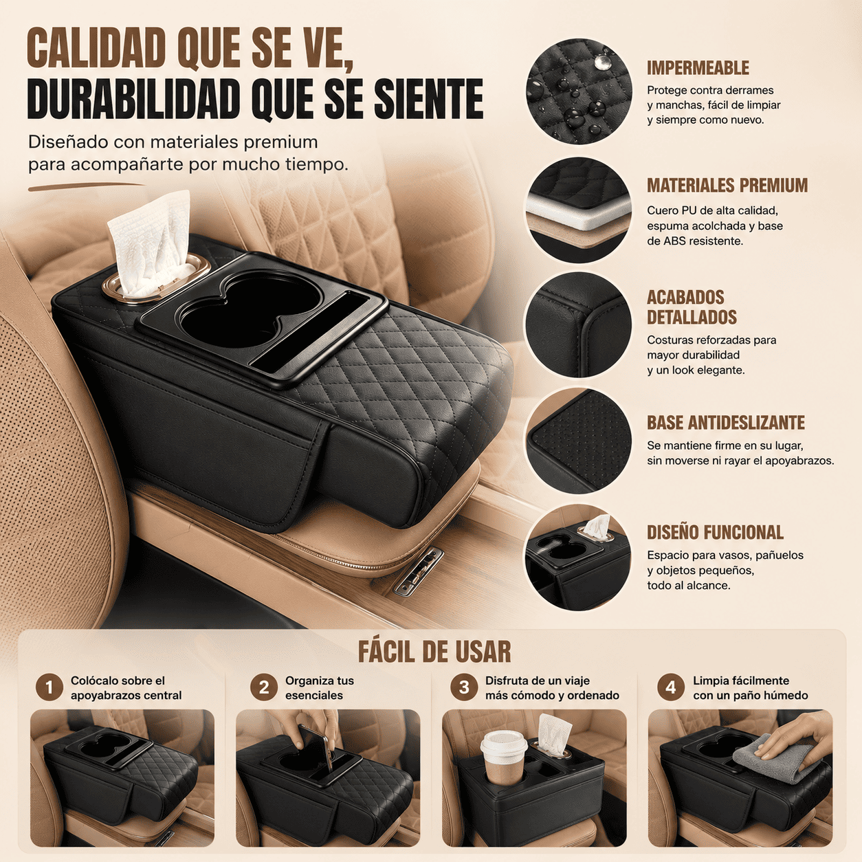 Tu auto no es pequeño - le falta orden.