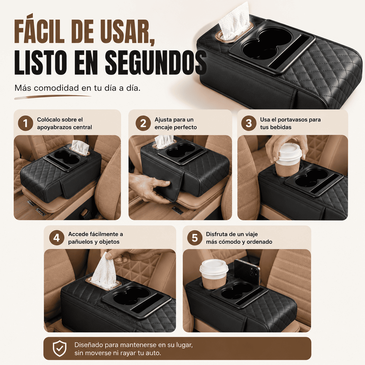 Tu auto no es pequeño - le falta orden.